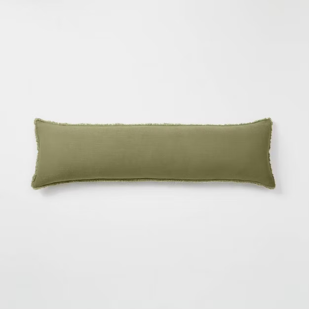Lumbar Heavyweight Linen Blend Throw Pillow - Casaluna™ | Target