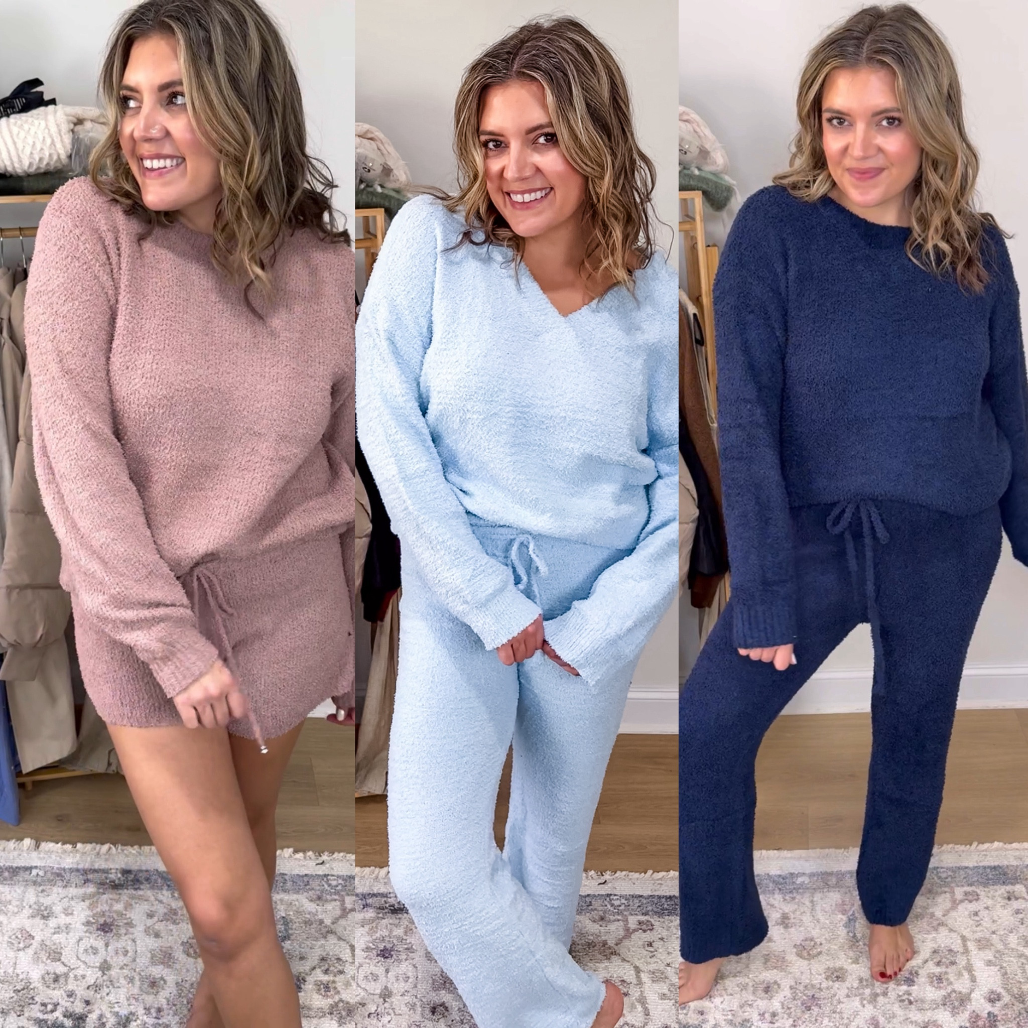 Three Amazon sets that you’ll swear are barefoot dreams! The fabric is so similar and super cozy! Fits tts. Would make a great gift!!

#LTKGiftGuide #LTKfindsunder50 #LTKfindsunder100