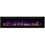 Valuxhome 84 Electric Fireplace, Recessed Fireplace Insert with Remote Control, Touch Screen, Logset | Amazon (US)
