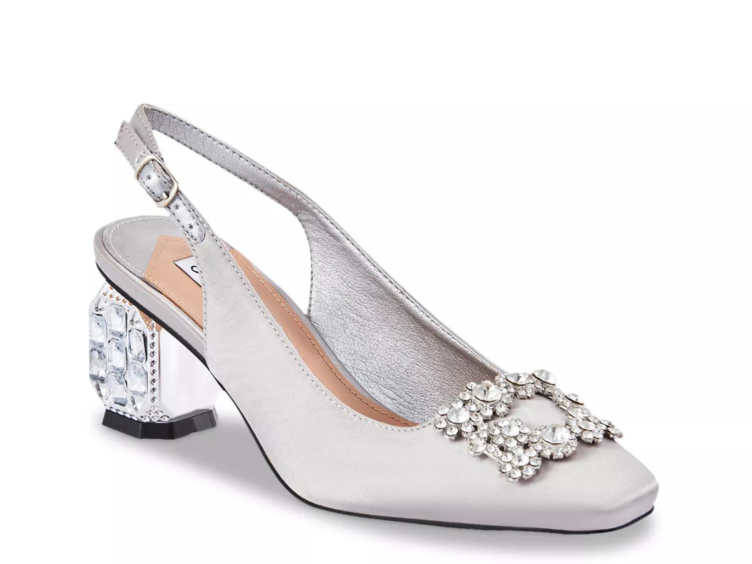 Lady Couture Precious Pump | Women's | Silver Metallic | Size 12 | Pumps | Slingback | DSW