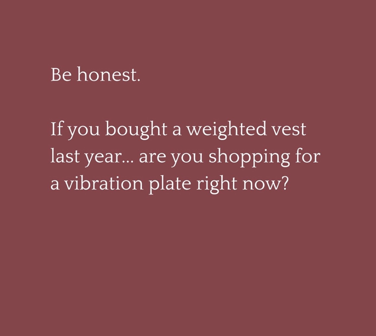 Weighted vest + vibration plate is definitely the move! 

#LTKfitnessgoals #LTKActive #LTKSaleAlert