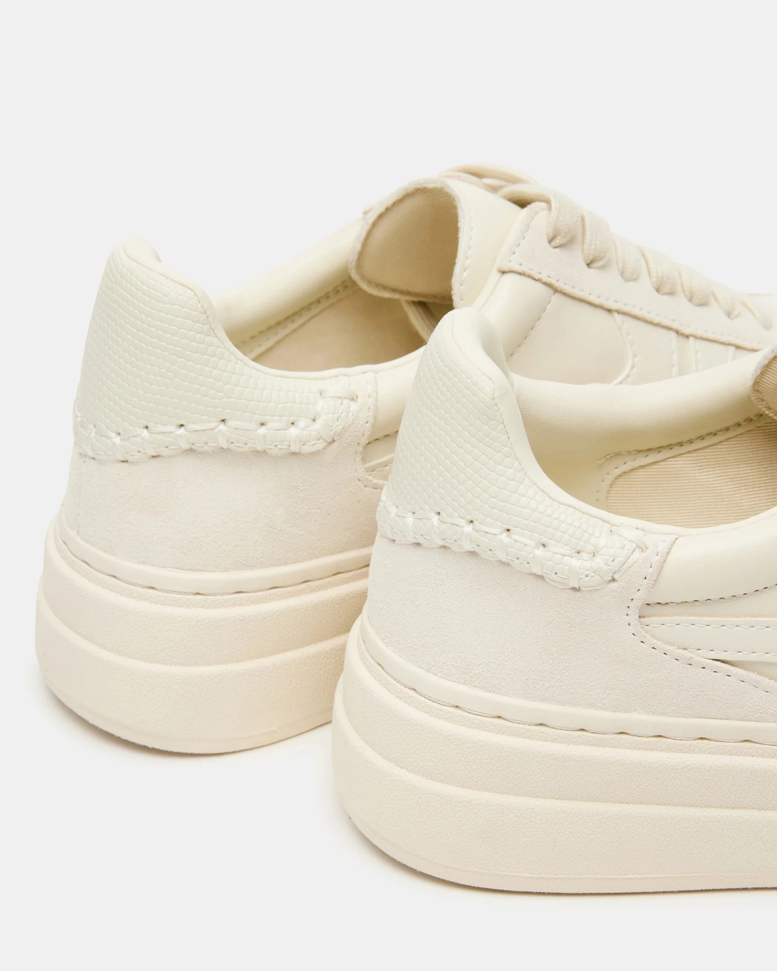 DODGE Off-White Low-Top Platform Women's Sneaker | Steve Madden (US)