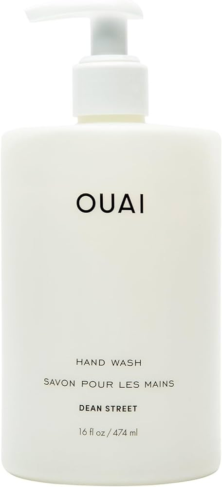 OUAI Hand Wash - Liquid Hand Soap with Jojoba, Avocado, & Rose Hip Oil for Replenished Skin - Gen... | Amazon (US)