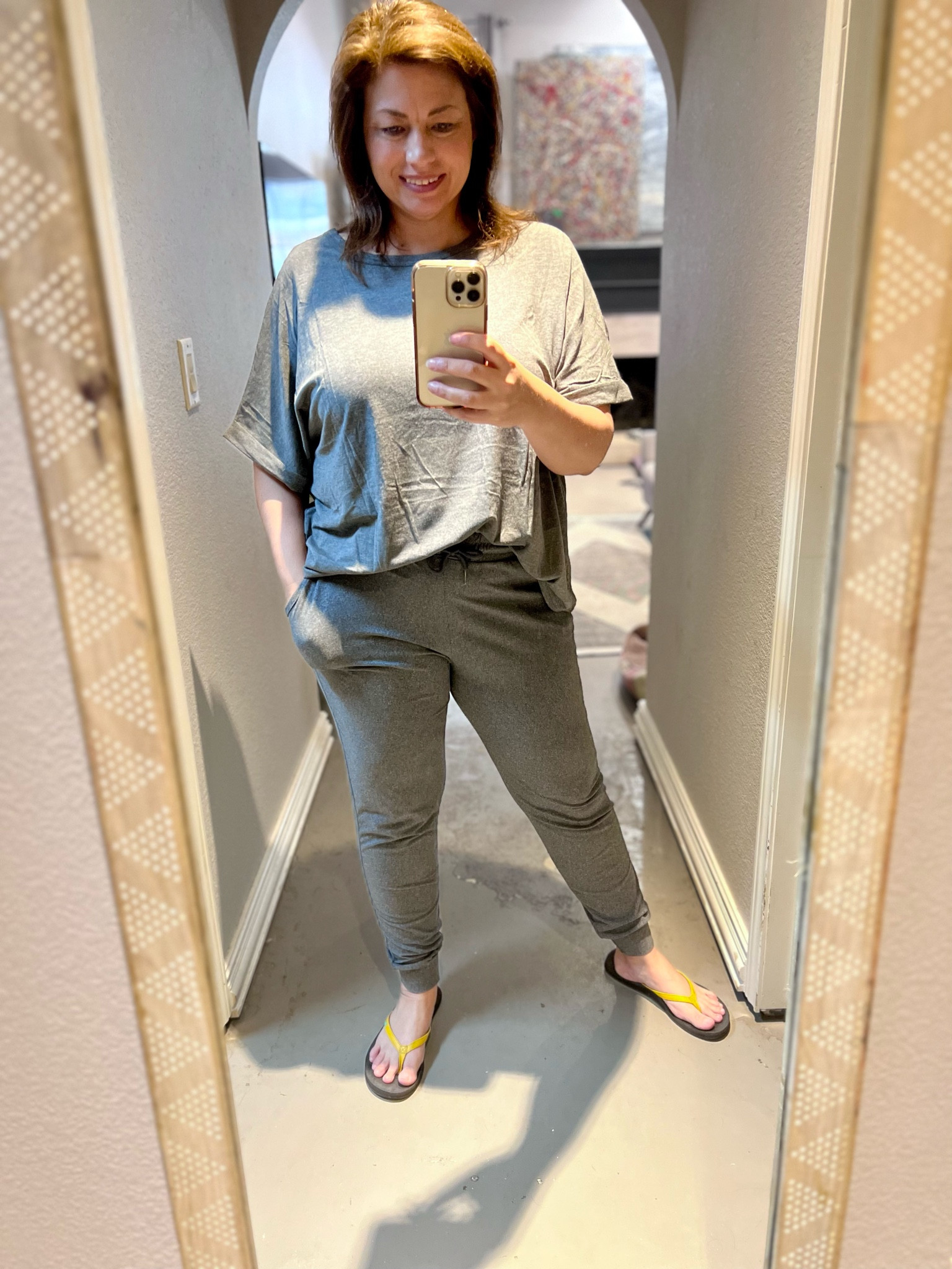 This top pairs perfectly with these stretchy joggers to make comfy loungewear.  

#LTKcurves #LTKunder50 #LTKxPrimeDay