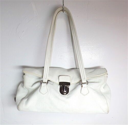 Prada Buffalo Easy Bag , White Leather  | eBay | eBay AU