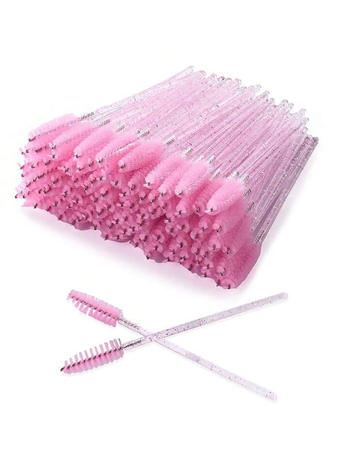 50 Pcs Disposable Eyebrow Brushes, Micro Eyelash Brush, Mascara Wands, Spoolies For Lash Extensio... | SHEIN
