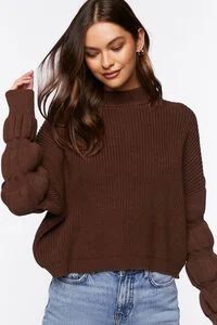 Tiered Mock-Neck Sweater | Forever 21 | Forever 21 (US)