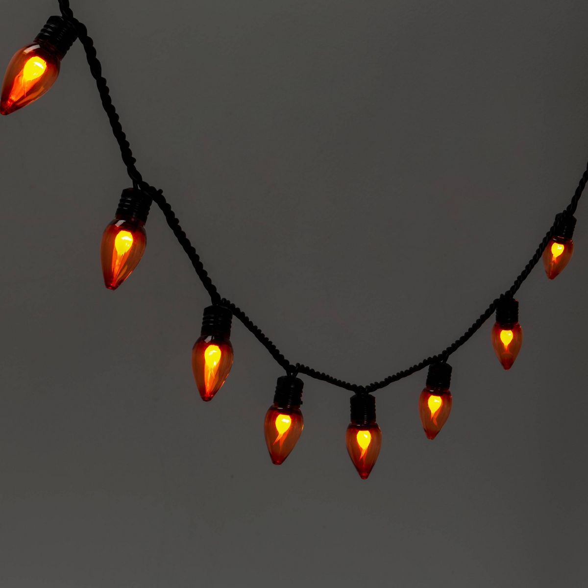 20ct LED Halloween String Lights Orange Flicker - Hyde & EEK! Boutique™ | Target