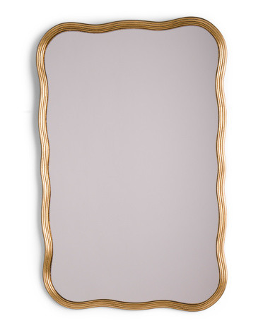 Rectangle Scalloped Mirror | TJ Maxx