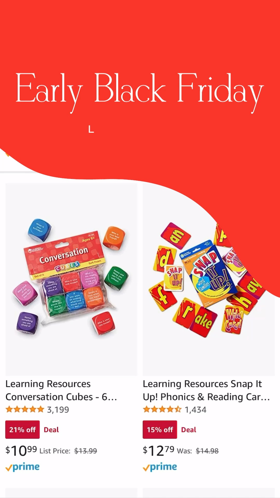 Early Black Friday: Learning Resources on Amazon!

#LTKkids #LTKCyberweek #LTKGiftGuide