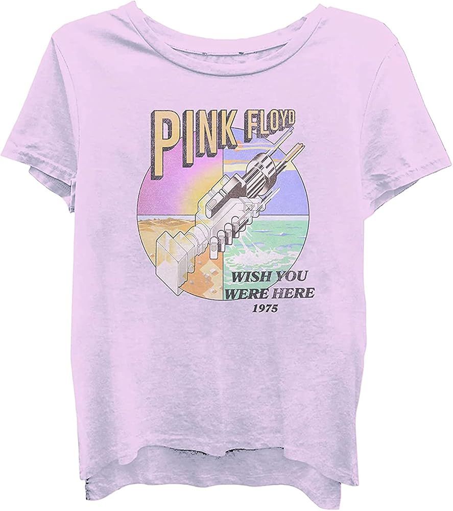 Pink Floyd Ladies Rock Shirt Dark Side of The Moon Vintage Tee | Amazon (US)