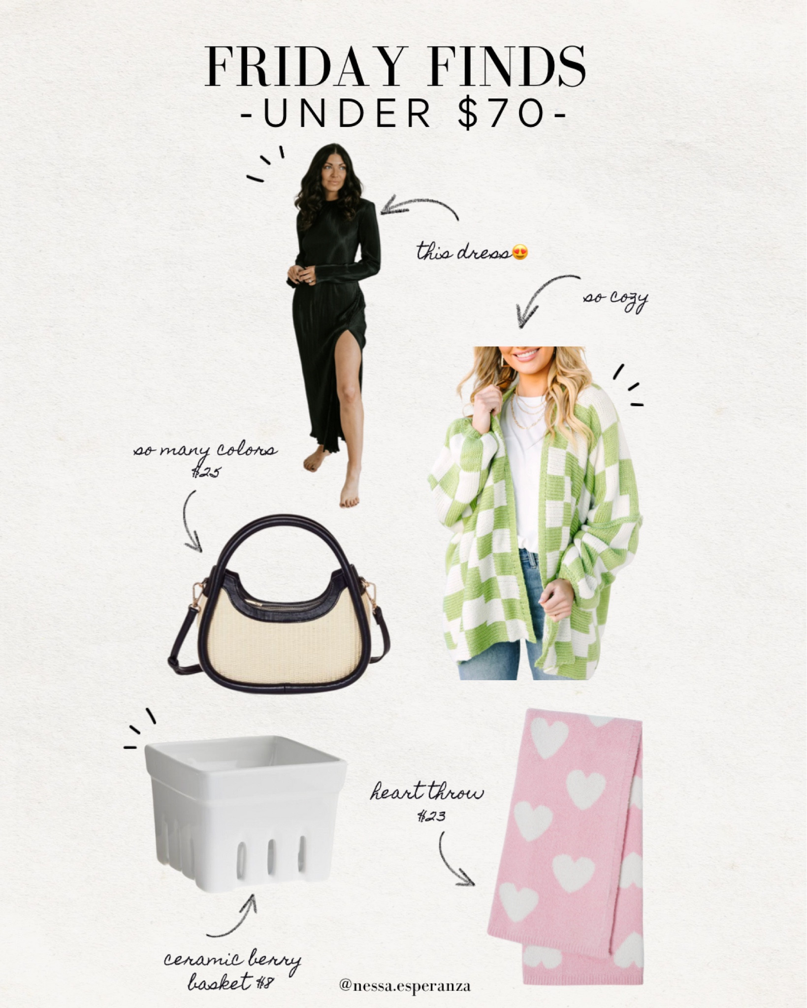 Friday finds 2/3/23

Ribbed dress, cozy, cozy cardigan, purse, Target, Walmart, heart blanket, Valentine’s Day, Valentine’s Day outfit, kitchen storage 

#LTKsalealert #LTKunder100 #LTKfamily