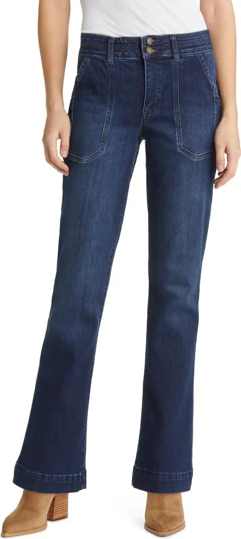 'Ab'Solution High Waist Flare Jeans | Nordstrom