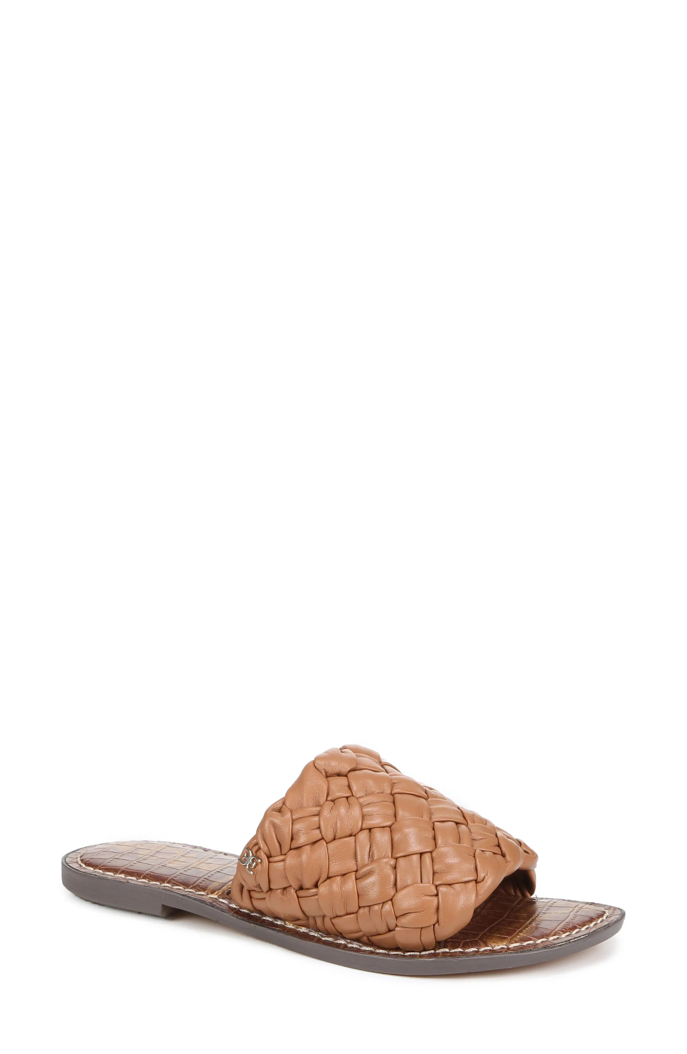 Sam Edelman Griffin Slide Sandal in Light Brown at Nordstrom, Size 8.5 | Nordstrom