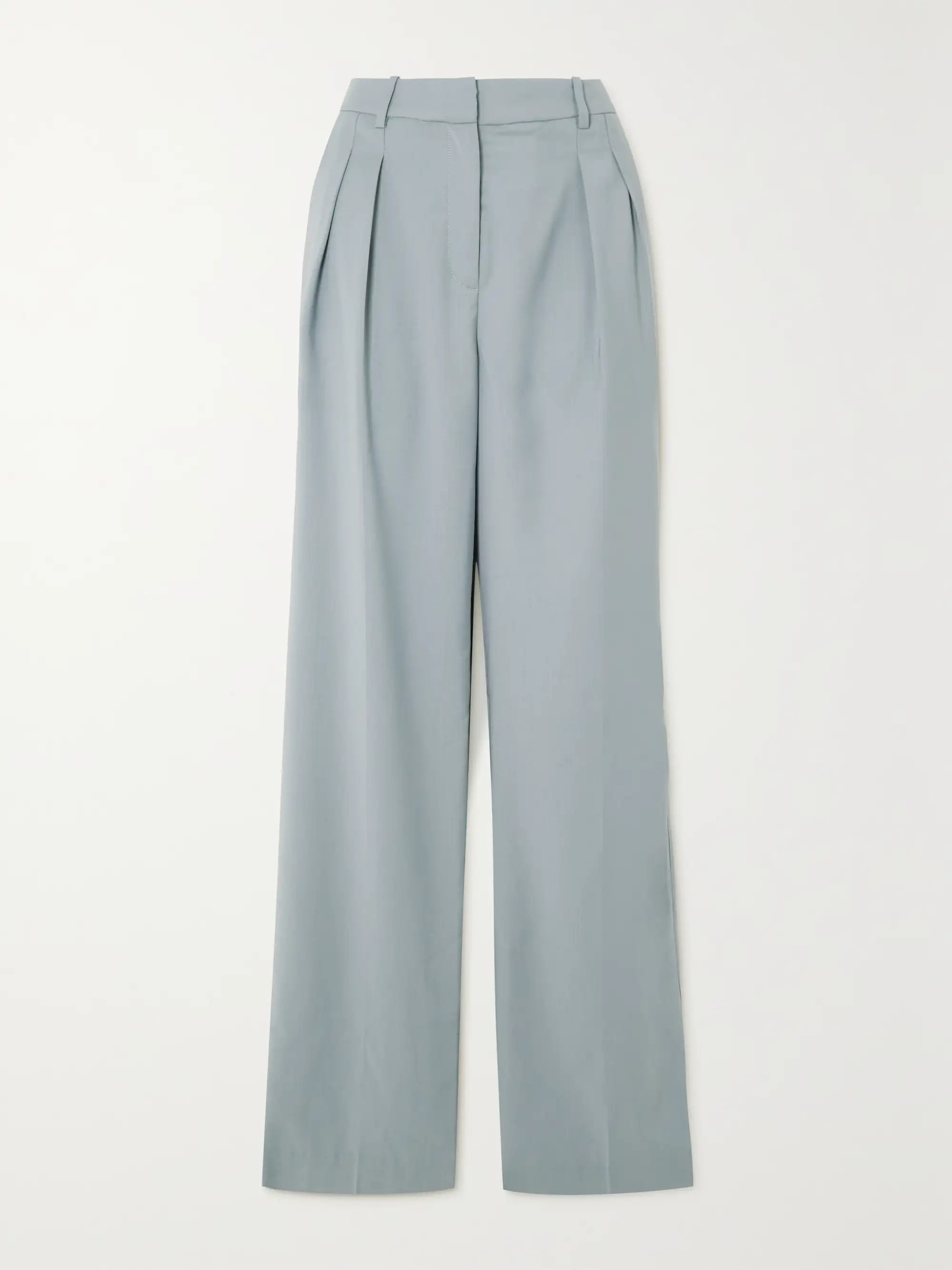 LOULOU STUDIO Sbiru grain de poudre wool straight-leg pants | NET-A-PORTER | NET-A-PORTER (UK & EU)