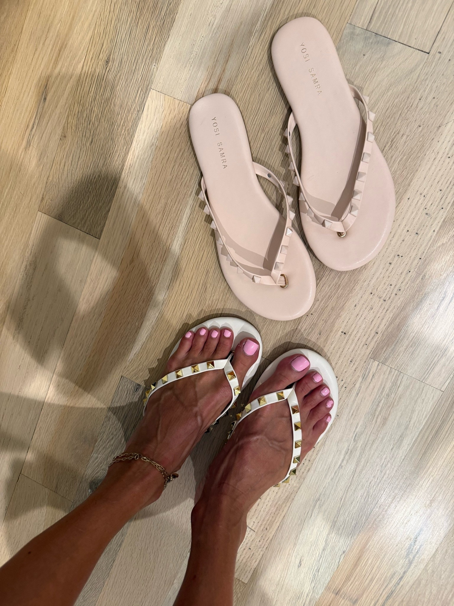I wear these comfortable flip flops so often! I have size 7

#LTKSeasonal