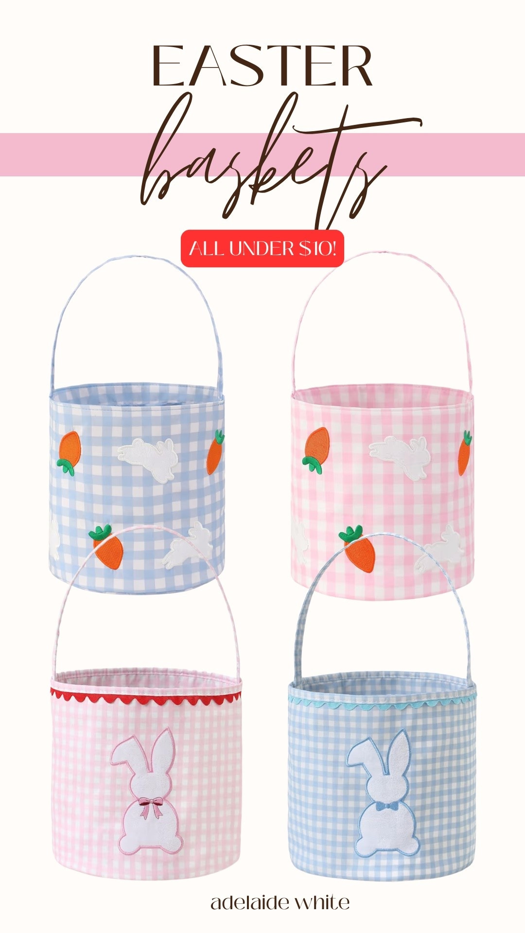 Easter baskets under $10!!!

#LTKmomlife #LTKSeasonal #LTKSaleAlert