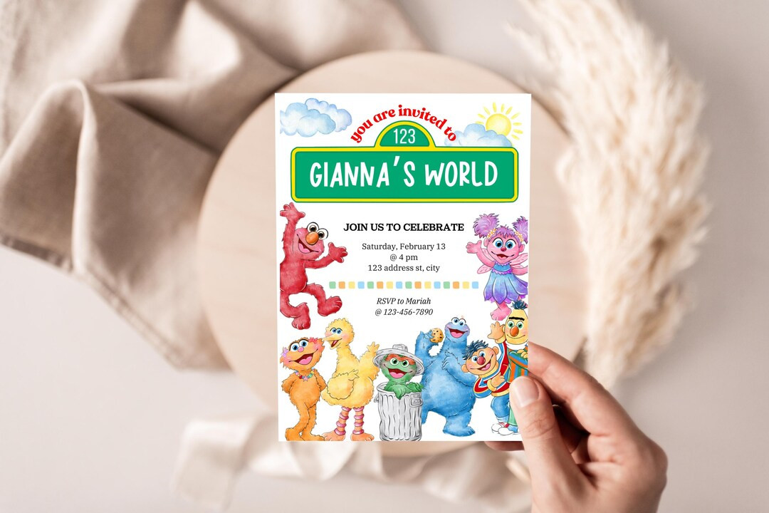 Editable Template Birthday Invitation Characters Digital Download Instant Download Printable Kids... | Etsy (US)