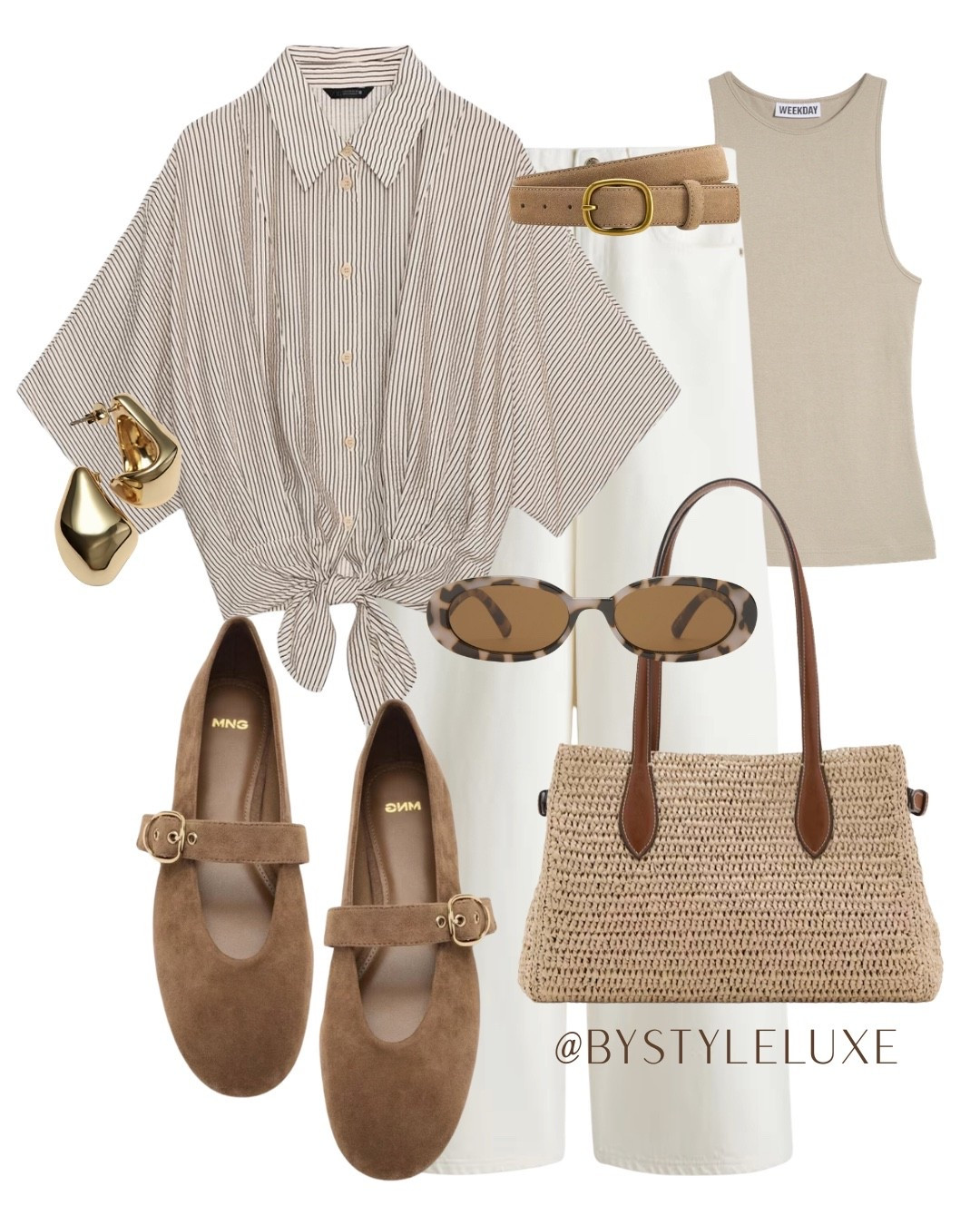 STRIPED SHIRT - Love this knot shirt from @Zara paired here with white jeans and suede Mary Jane flats for a polished spring/summer look 

#shirt #jeans #springoutfit

#LTKspring #LTKshoes #LTKjeans