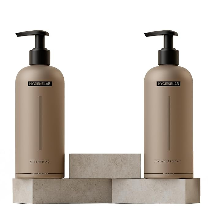 HygieneLab Men's Hair Care Duo– EWG Verified Shampoo (10 fl oz) & Conditioner (10 fl oz) – Fr... | Amazon (US)