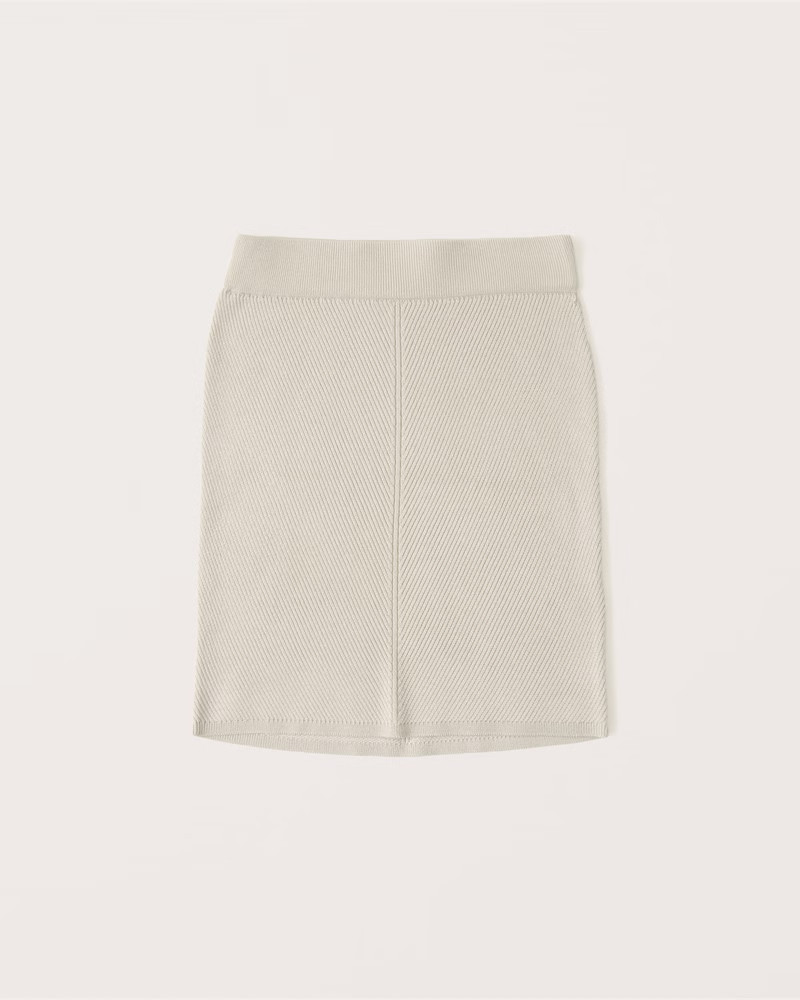 Women's Ribbed Sweater Mini Skirt | Women's Clearance | Abercrombie.com | Abercrombie & Fitch (US)