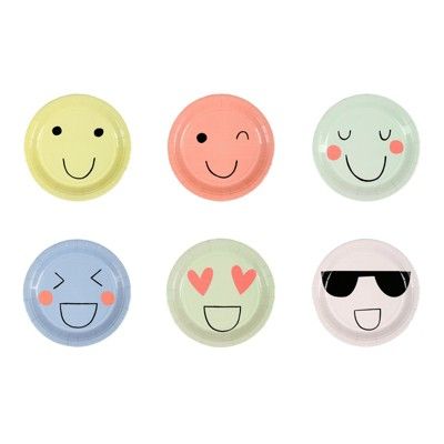 Meri Meri Emoji Small Plates | Target