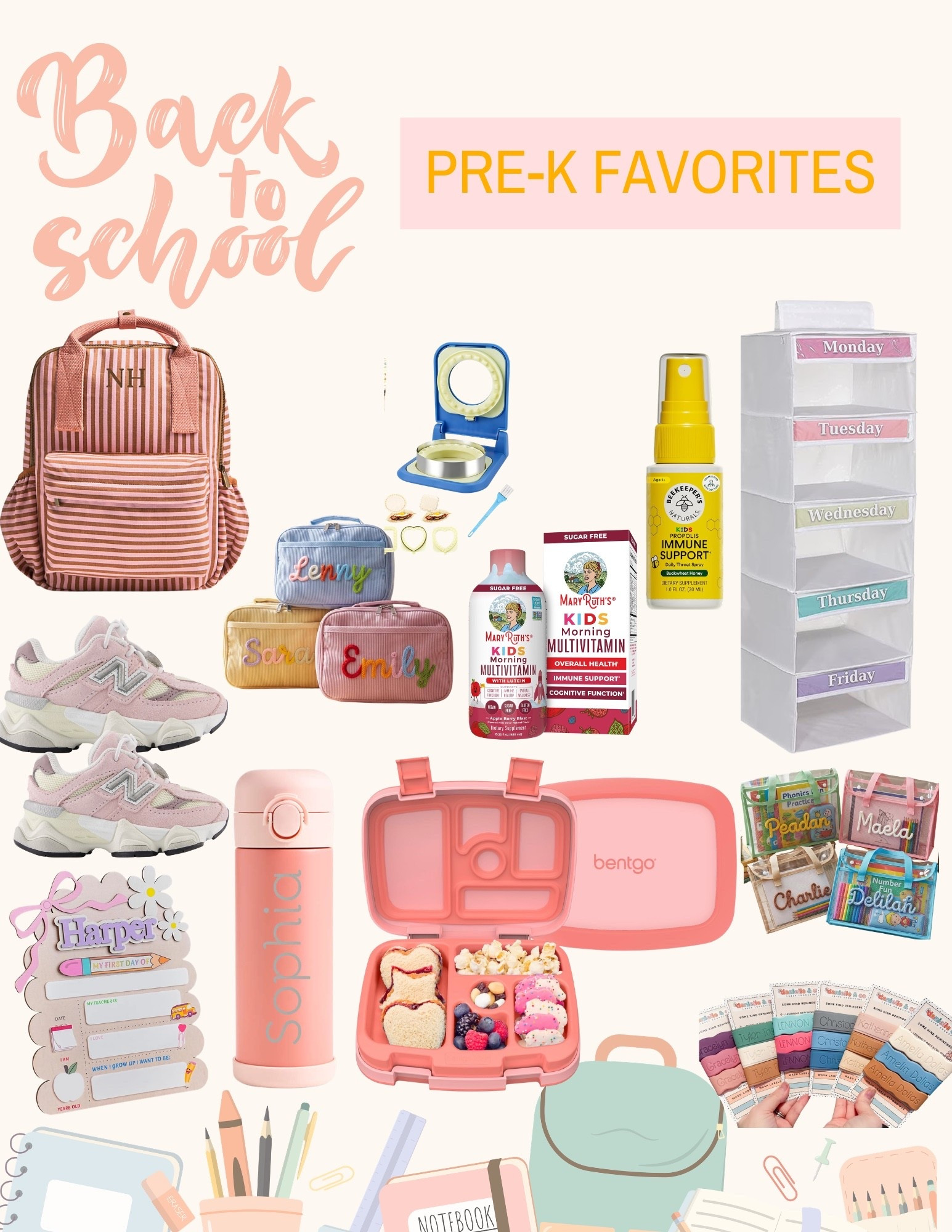 Pre-k back to school favorites!!