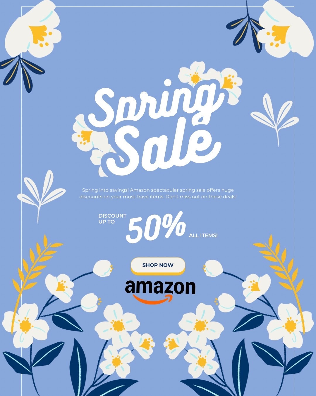 Spring Into Savings! 🌸
Score up to 50% OFF sitewide during the Amazon Spring Sale! It’s the perfect time to grab all your seasonal must-haves and viral favorites at a major discount.
#LTKsalealert #LTKunder50 #LTKunder100 #AmazonSpringSale #AmazonFinds #AmazonDeals #SpringSavings #FoundItOnAmazon