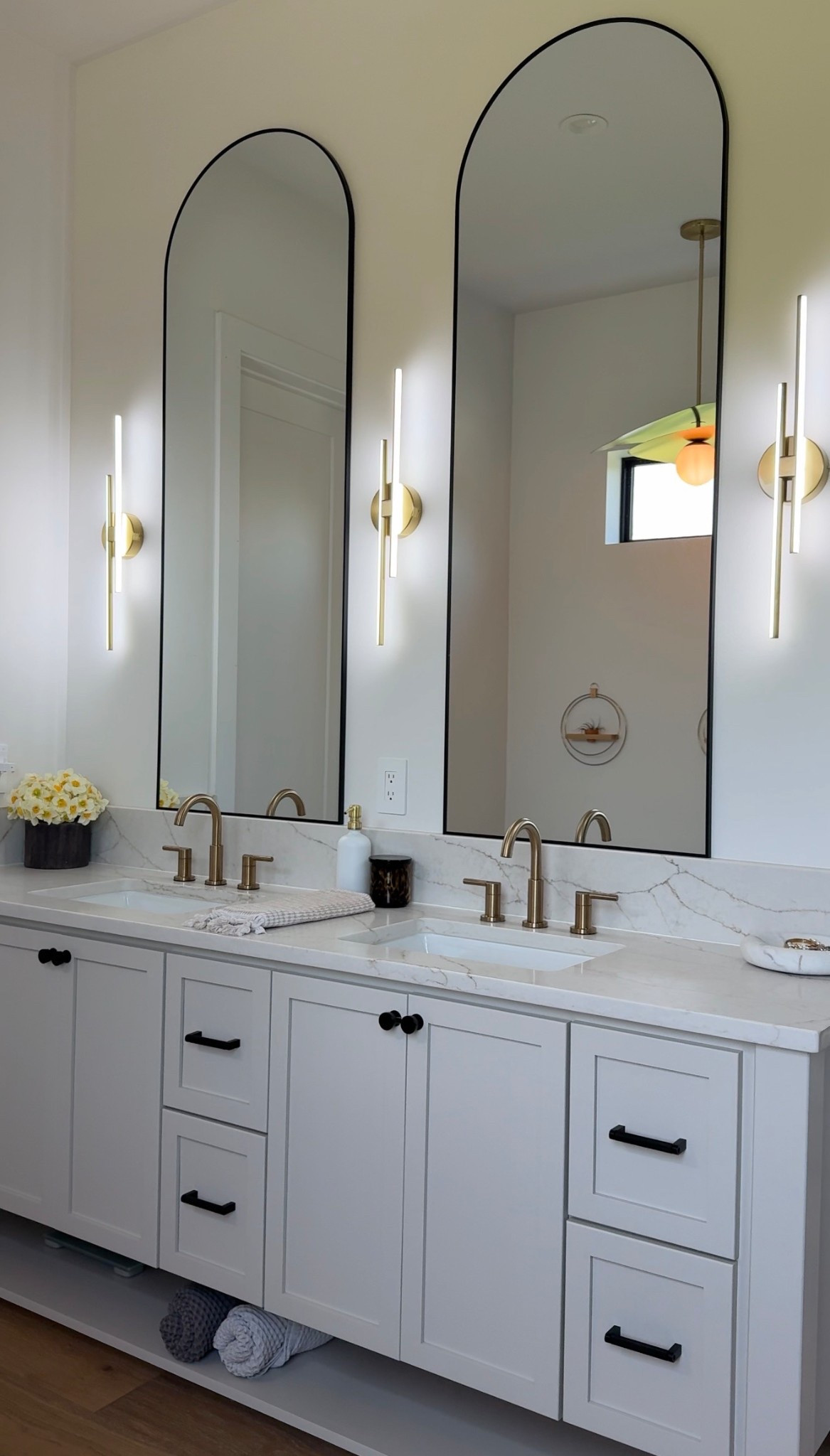 Still obsessed with our bathroom mirrors and the price is just TOO good!! 

 #LTKHome