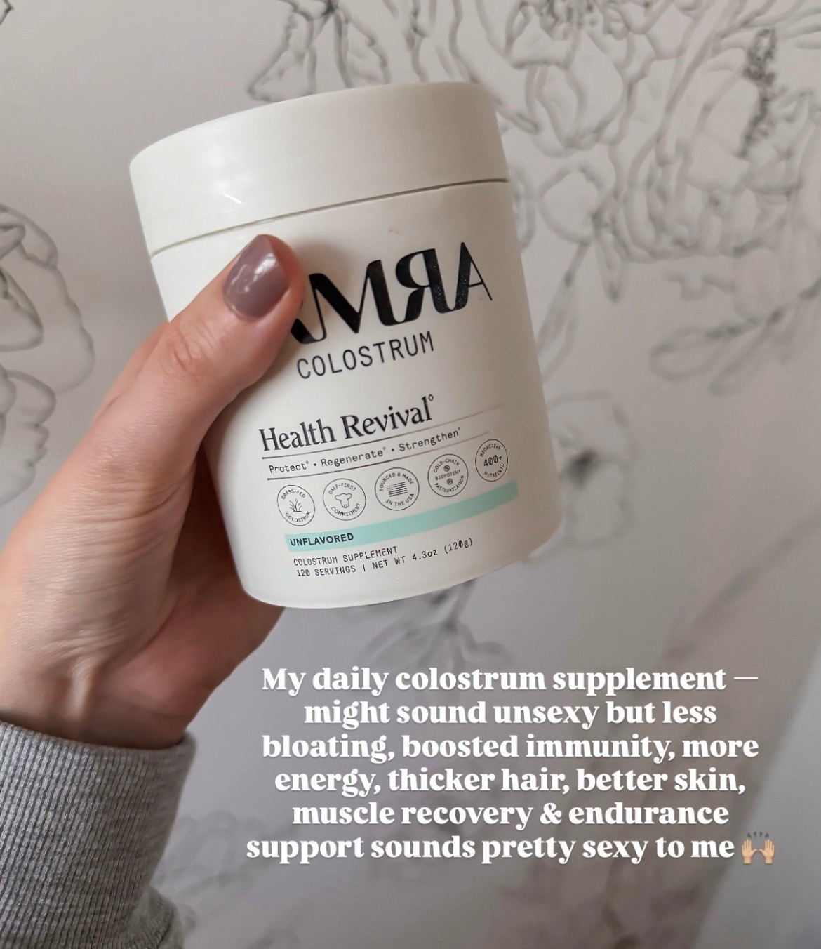 One of my fav finds of 2025 - my daily colostrum supplement 

#LTKdayinmylife #LTKmorningroutine