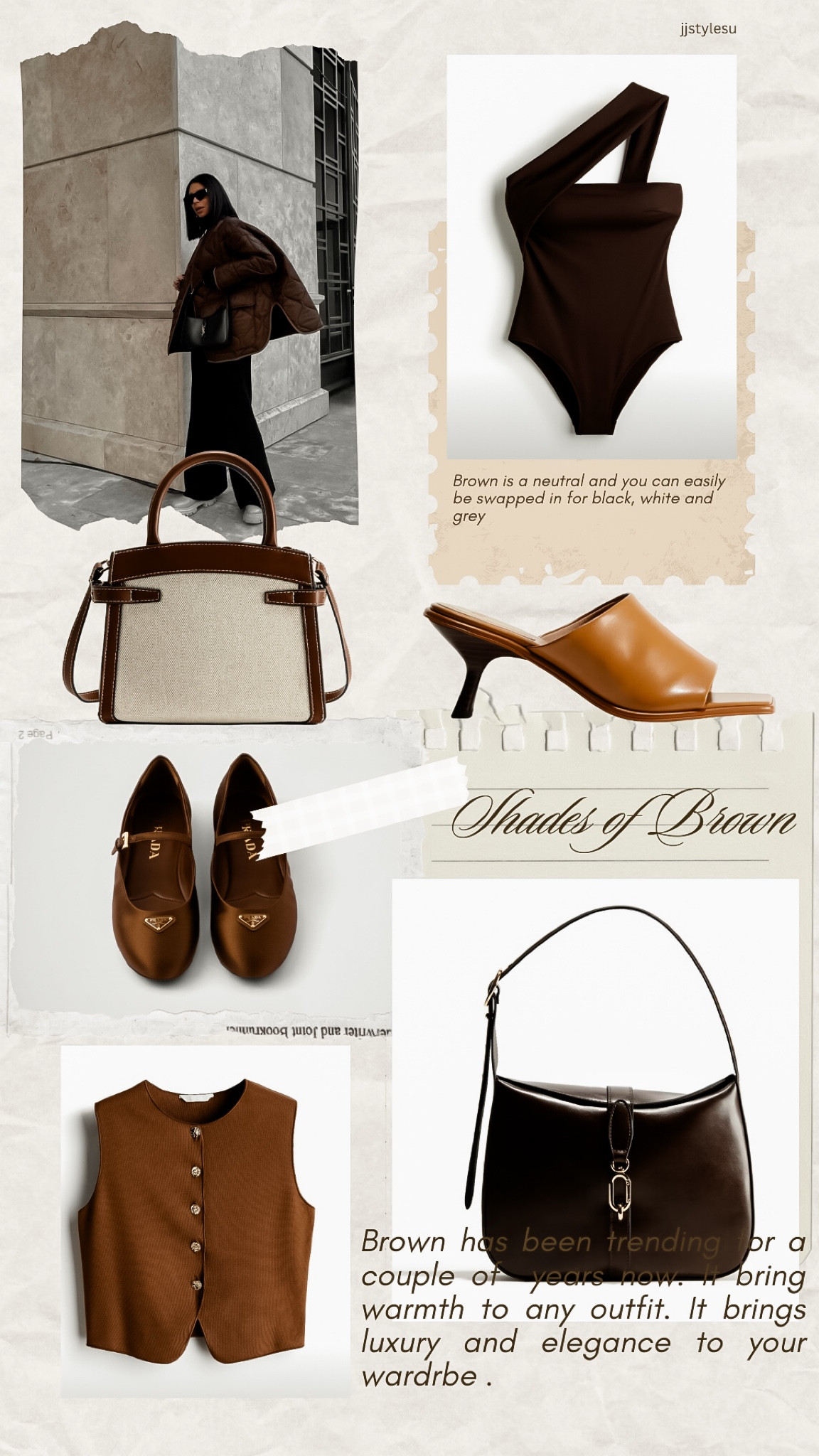𝒮𝒽𝒶𝒹𝑒𝓈 𝑜𝒻 𝐵𝓇𝑜𝓌𝓃 🧸






on trend, trending now, brown, chocolate brown, mousse mocha, trending for 2025, flats, vest, handbag, one piece, spring outfit, satchel, designer inspired 

#LTKOver40 #LTKSeasonal #LTKItBag