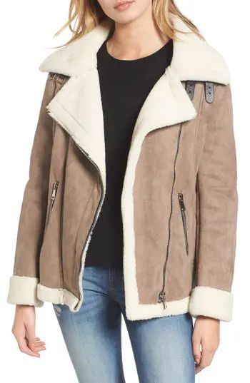 Women's Vigoss Faux Shearling Oversized Jacket | Nordstrom