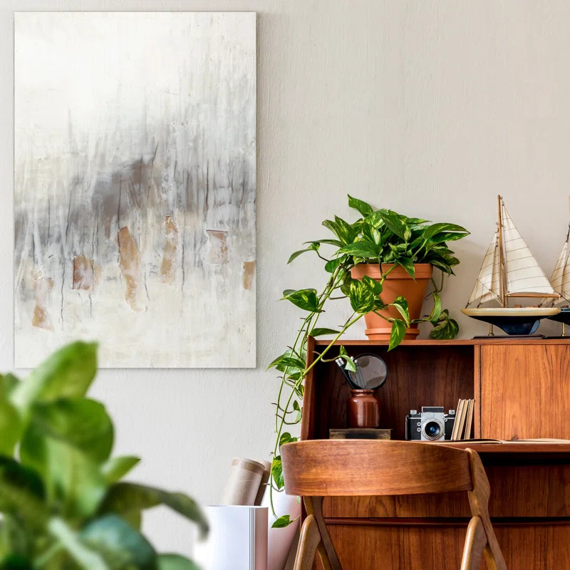 Seaglass Abstract I - Wrapped Canvas Print | Wayfair North America