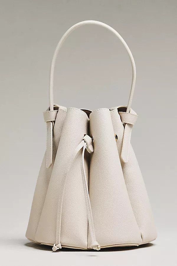 Laguna Cinched Vegan Leather Bucket Bag | Anthropologie (US)