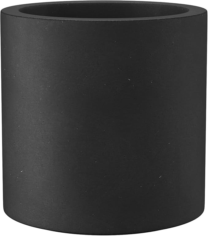 Kante 12.6" Dia Round Concrete Planter, Modern Style Large Cylindrical Plant Pot with Drainage Ho... | Amazon (US)