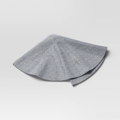 48" Sequined Fabric Christmas Tree Skirt Silver - Wondershop™ | Target