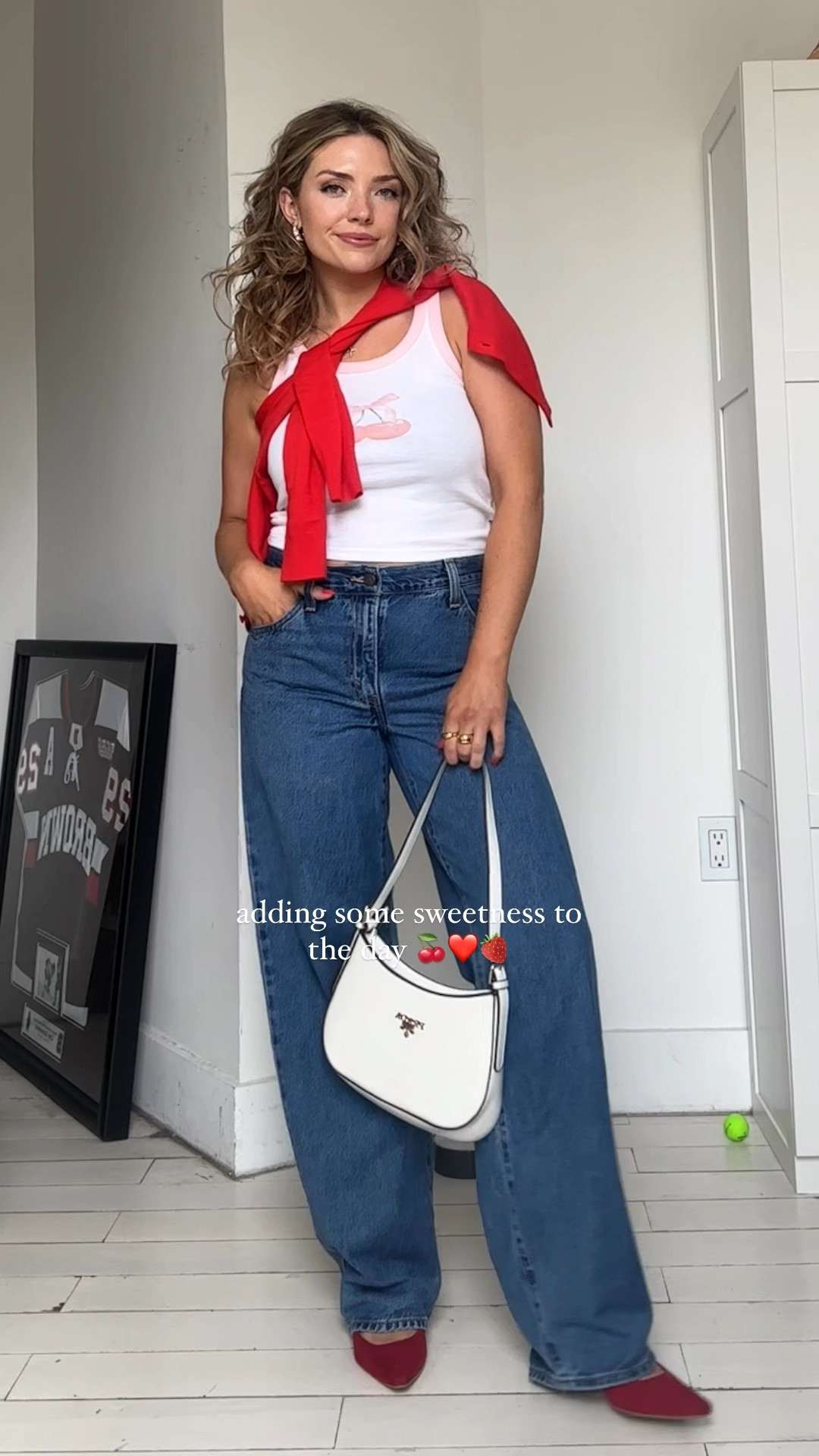 Something sweet about these cherries and a pop of red before Christmas!🍒 don’t worry we’re pairing this with a long red trench for these cold nyc days 

#LTKHoliday #LTKSeasonal