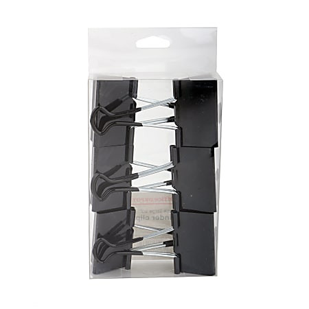 Office Depot Brand Binder Clips Large 2 Wide Black Pack Of 6 - Office Depot | Office Depot and OfficeMax 