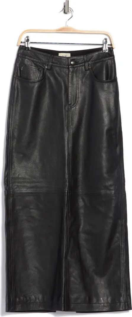 DL1961 Lexie Leather Maxi Skirt | Nordstromrack | Nordstrom Rack