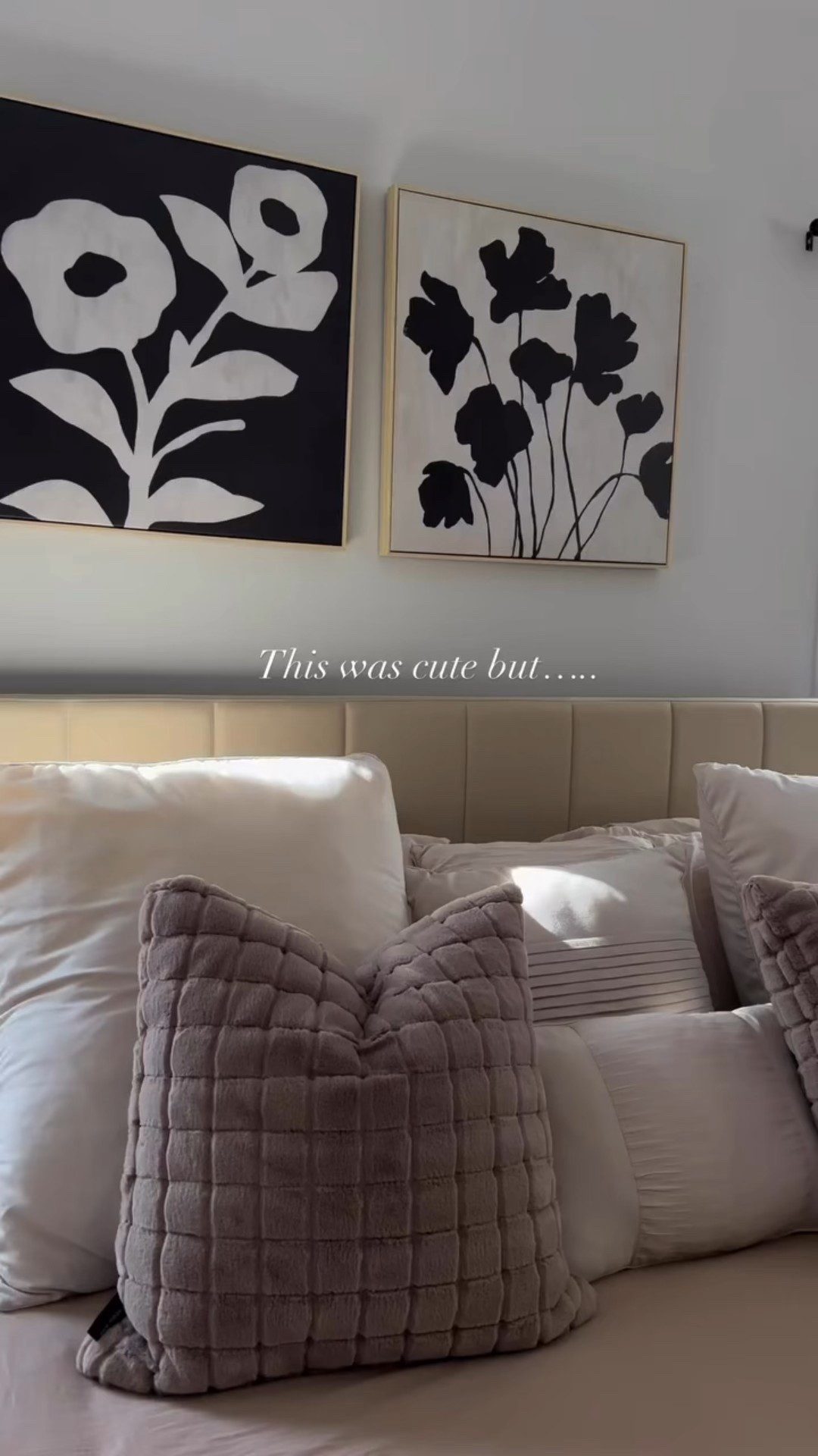 Bedroom decor. Bedroom refresh. Home style. Neutral and modern. Boucle furniture. Wall art. Bedroom art  

#LTKmomlife #LTKHome