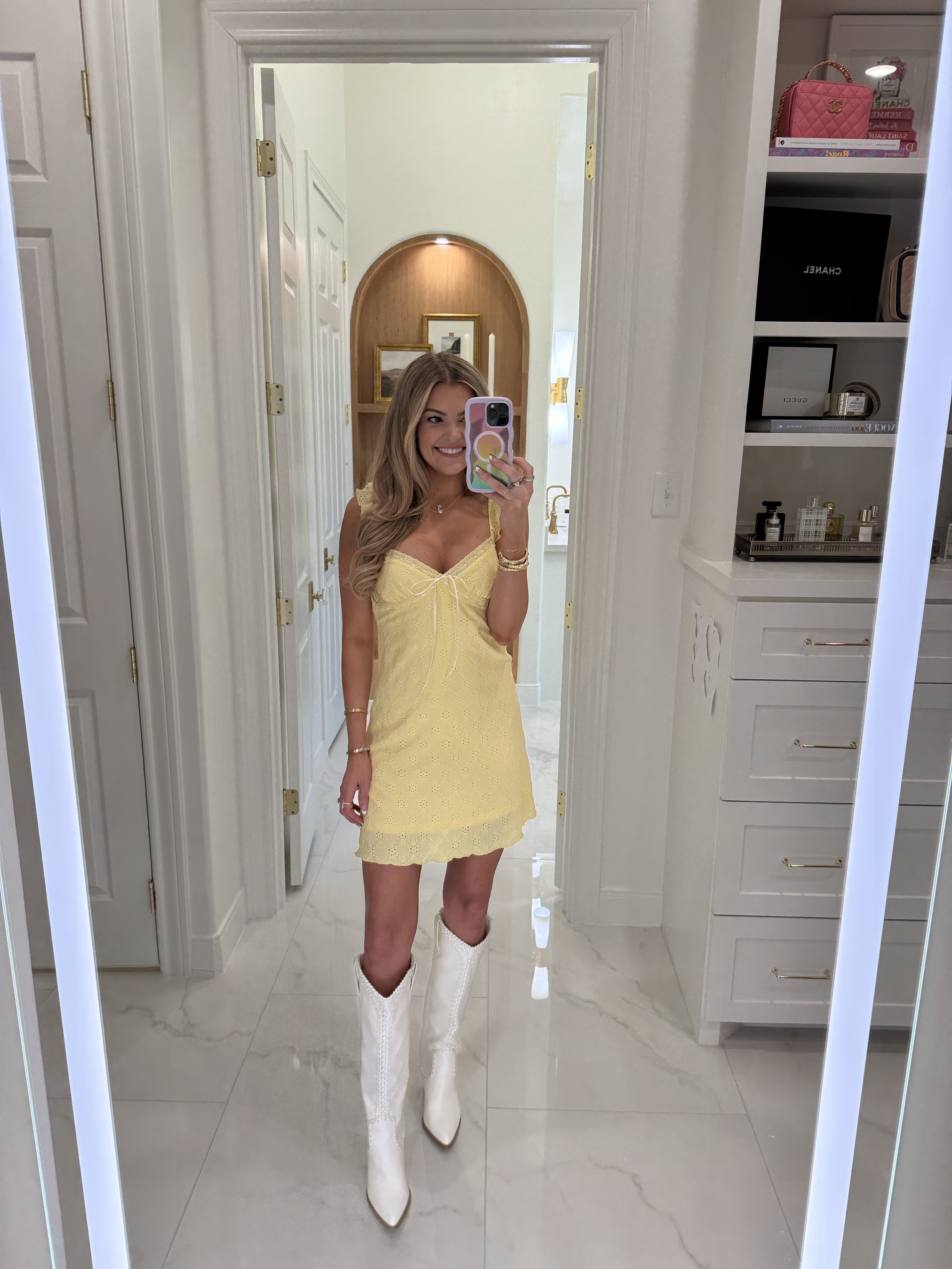 Rodeo season is here! I found some of the cutest outfit inspo for y’all!! Obsessed with this yellow dress!! (wearing XS in dress) 
Code JESS20 for electric picks 

Rode style, western style, Texas rodeo outfit inspo, western outfit inspo

#LTKSeasonal #LTKFindsUnder50 #LTKFindsUnder100