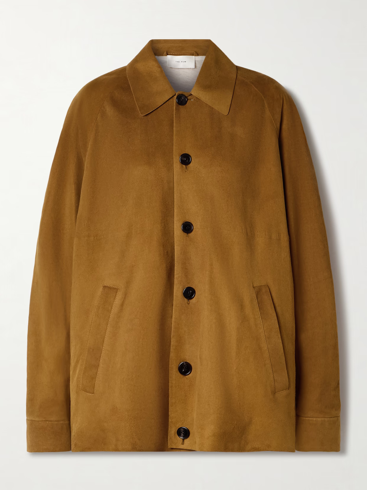 The Row - Sedor Suede Jacket - Brown | NET-A-PORTER (US)