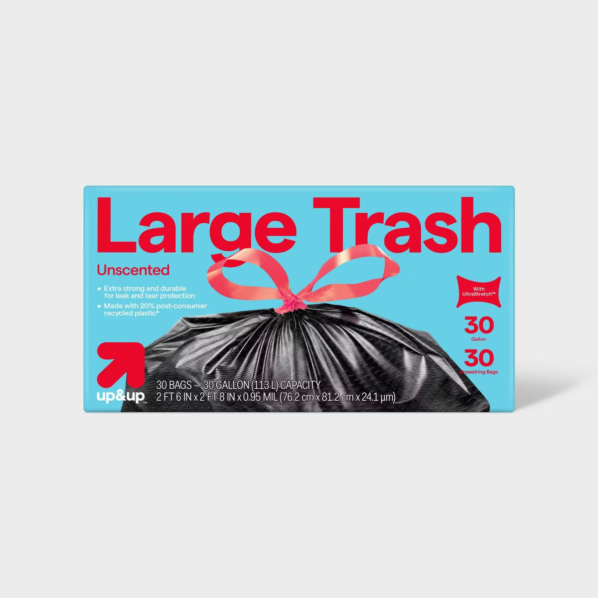 Large Drawstring Trash Bags - 30 Gallon - up&up™ | Target
