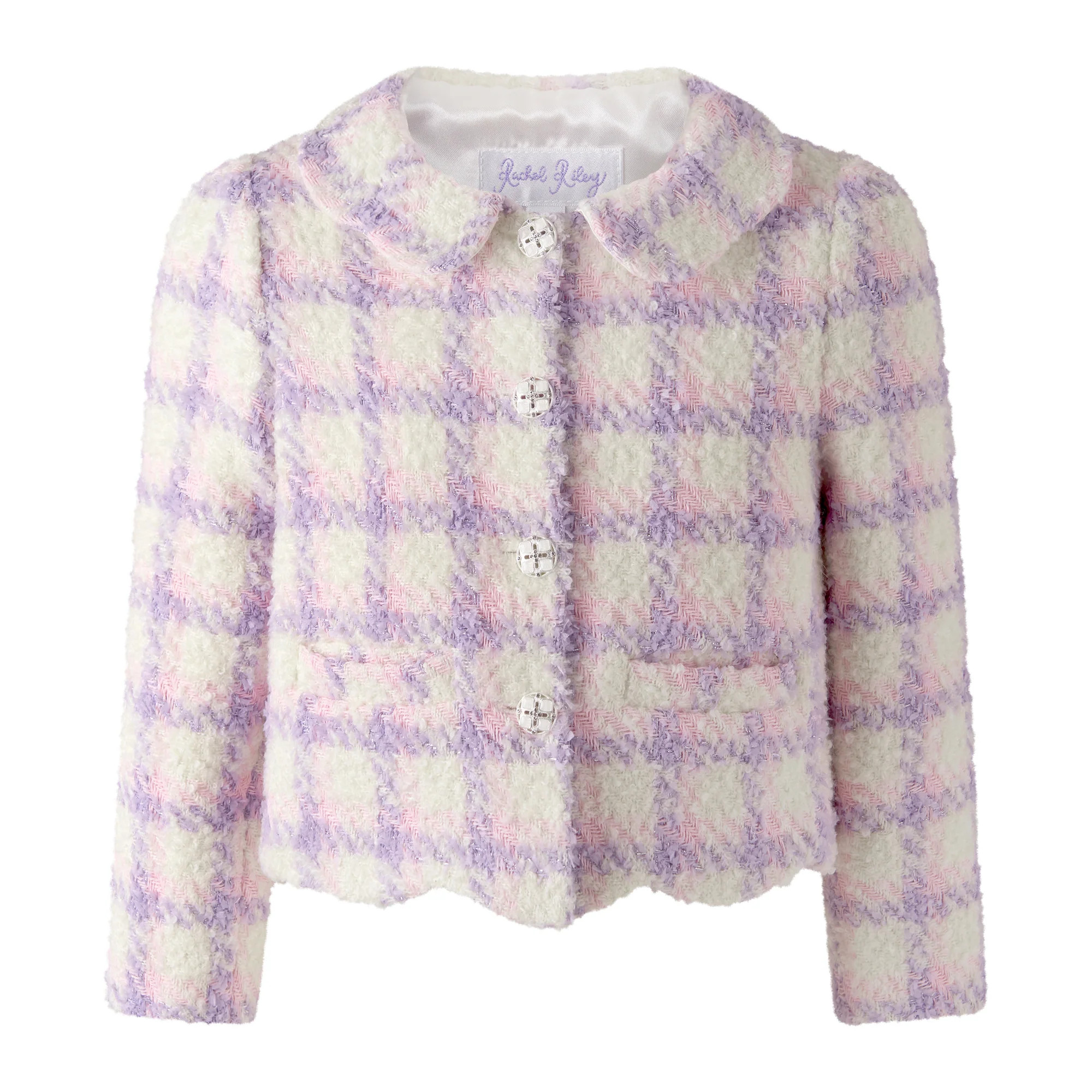 Tweed Scalloped Jacket | Rachel Riley