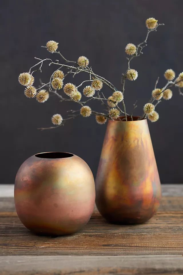 Antiqued Copper Vase | Anthropologie (US)