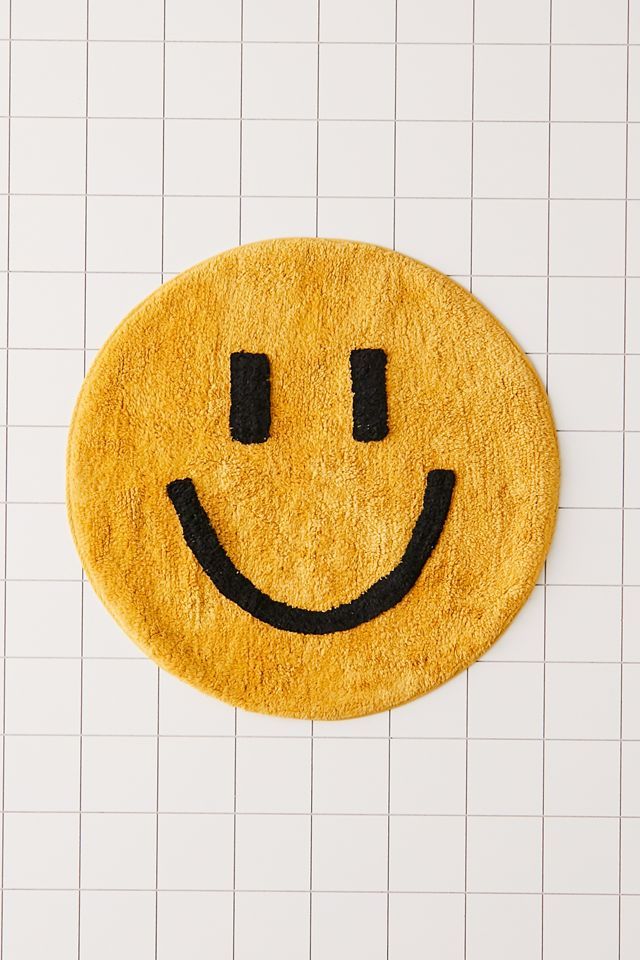 Happy Face Bath Mat | Urban Outfitters (US and RoW)