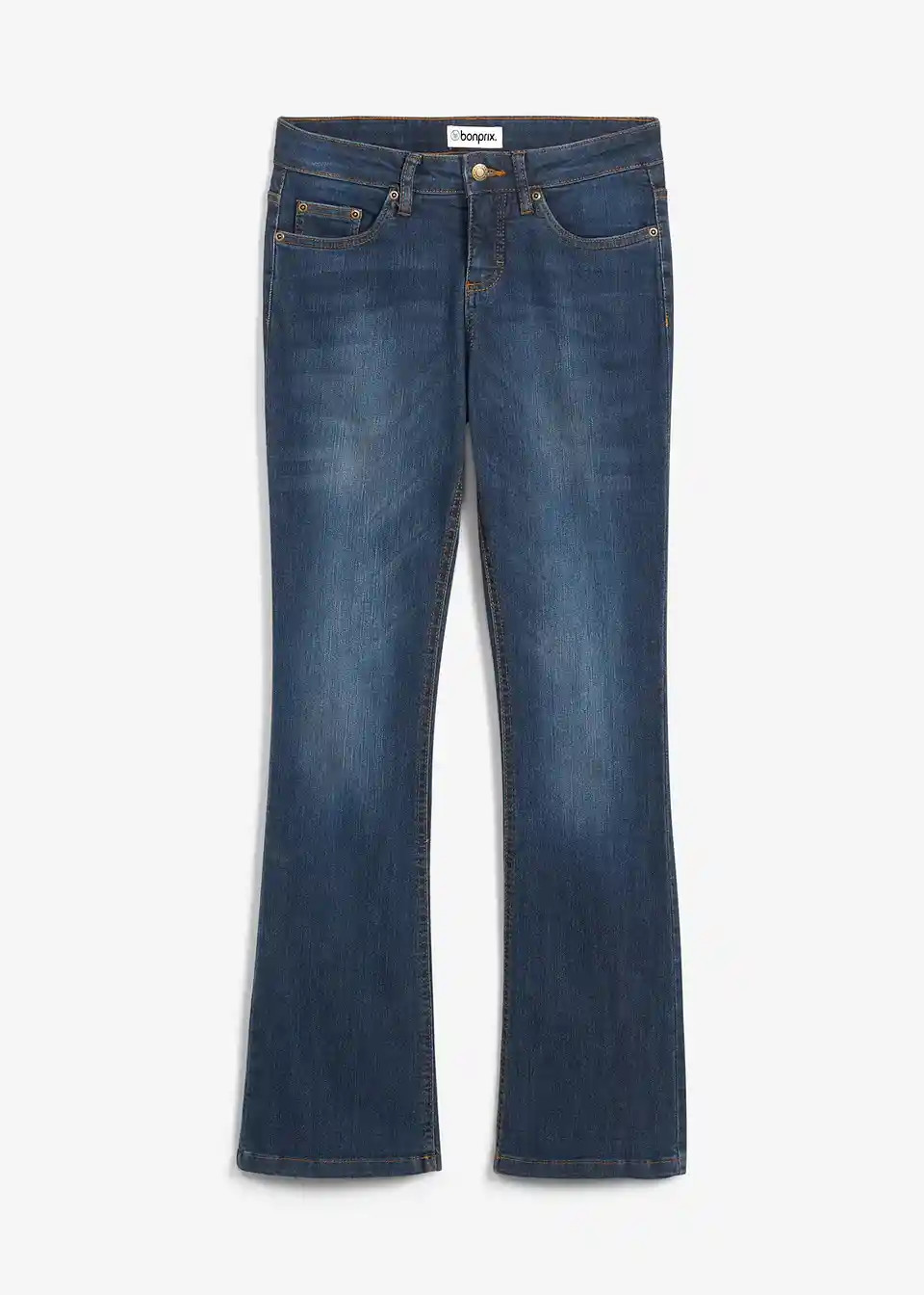 Bootcut-Jeans Mid Waist, Stretch | Bonprix DE