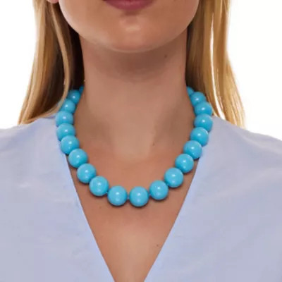 Kenneth Jay Lane Turquoise Bead Necklace | Belk