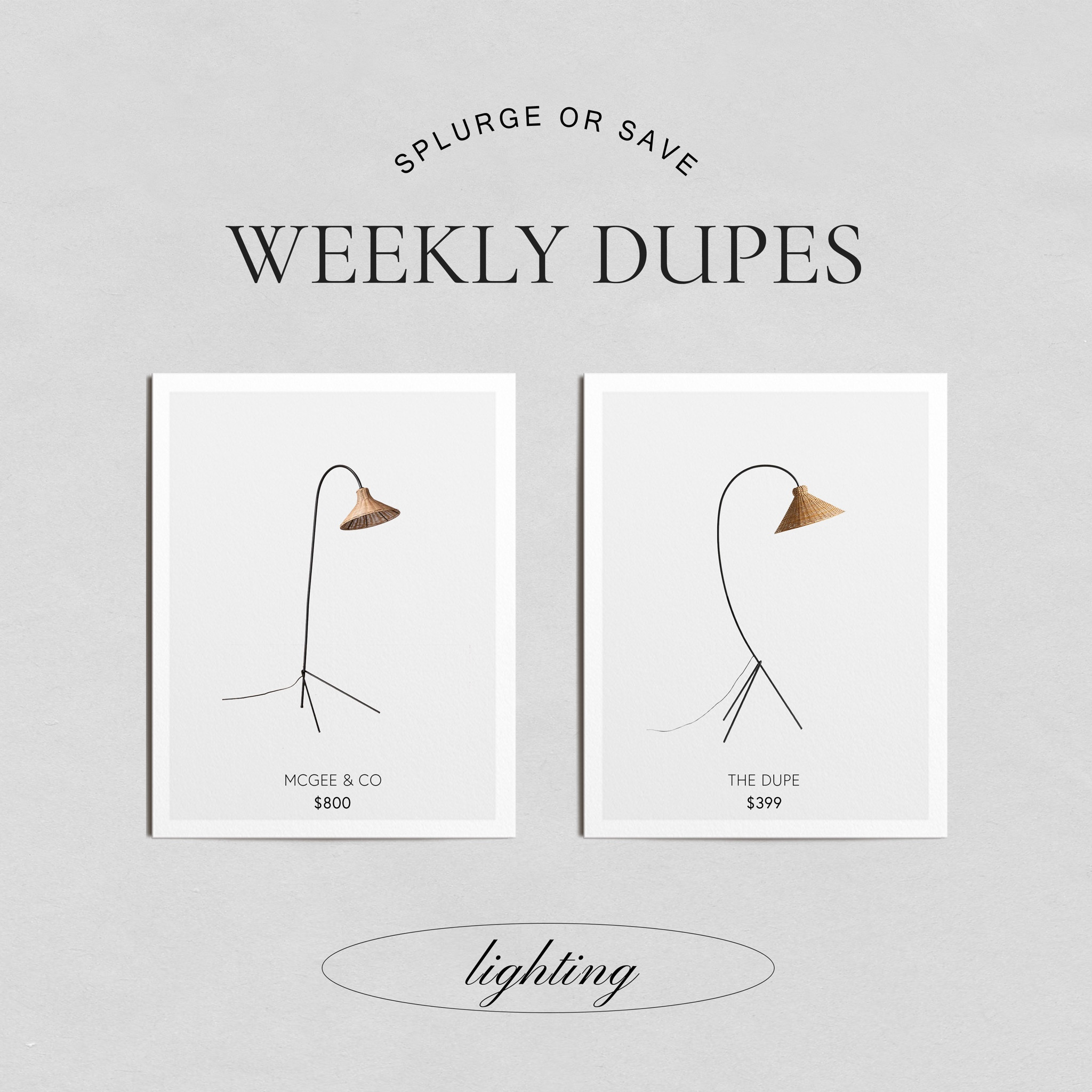 McGee & Co. Rattan and black metal floor lamp dupe. #mcgeeandco #targetfinds

#LTKhome