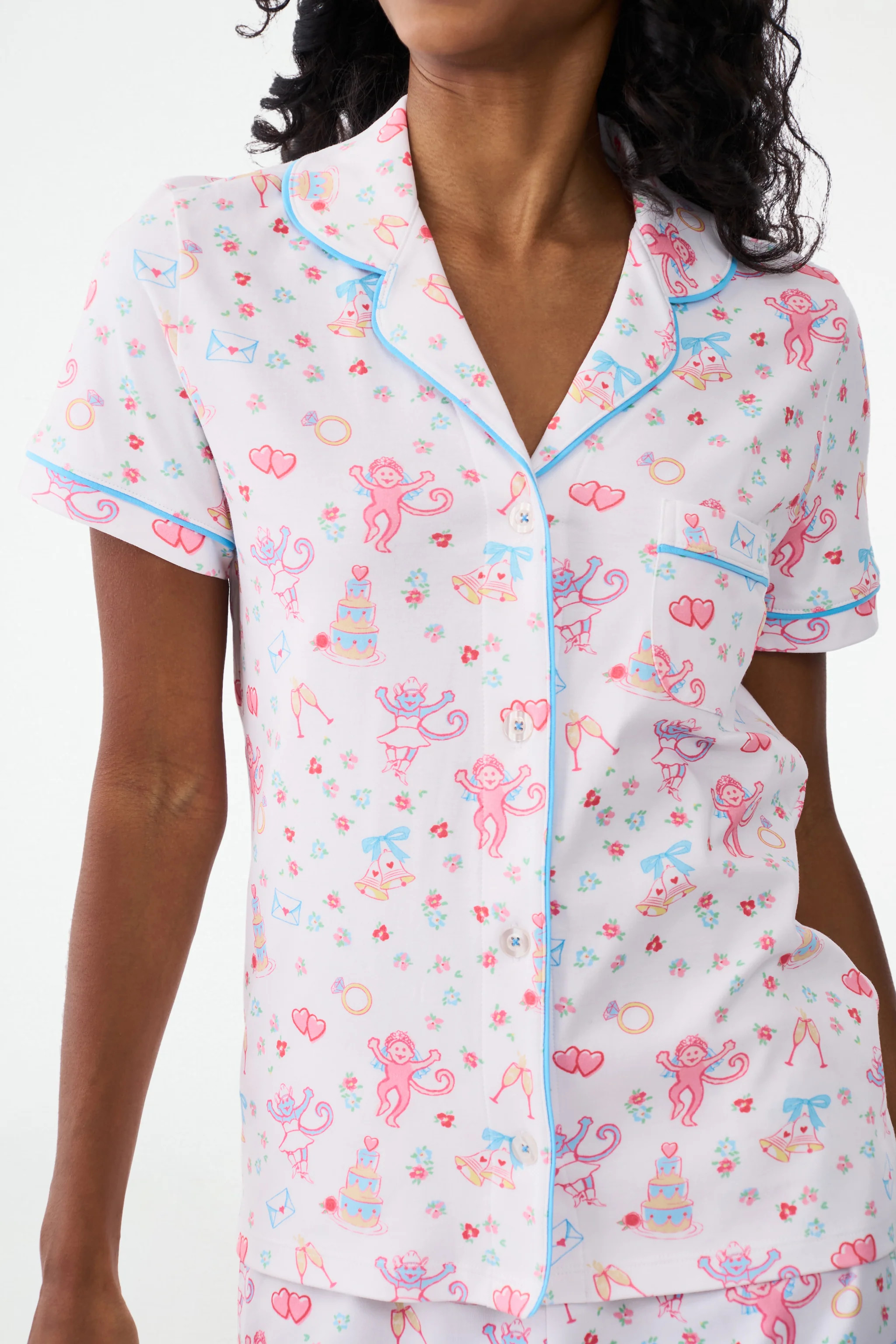 Monkey Said Yes Polo Pajamas | Roller Rabbit | Roller Rabbit